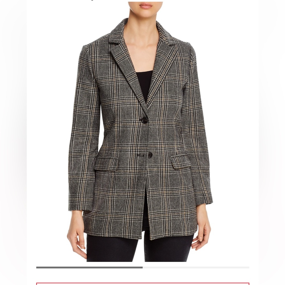 Cupcakes& Cashmere Lille Plaid Boyfriend blazer in good condition!